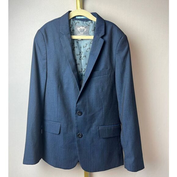 Appaman Fine Tailoring Pin Stripe Single Breasted Blazer Sz. 12 - Picture 1 of 7